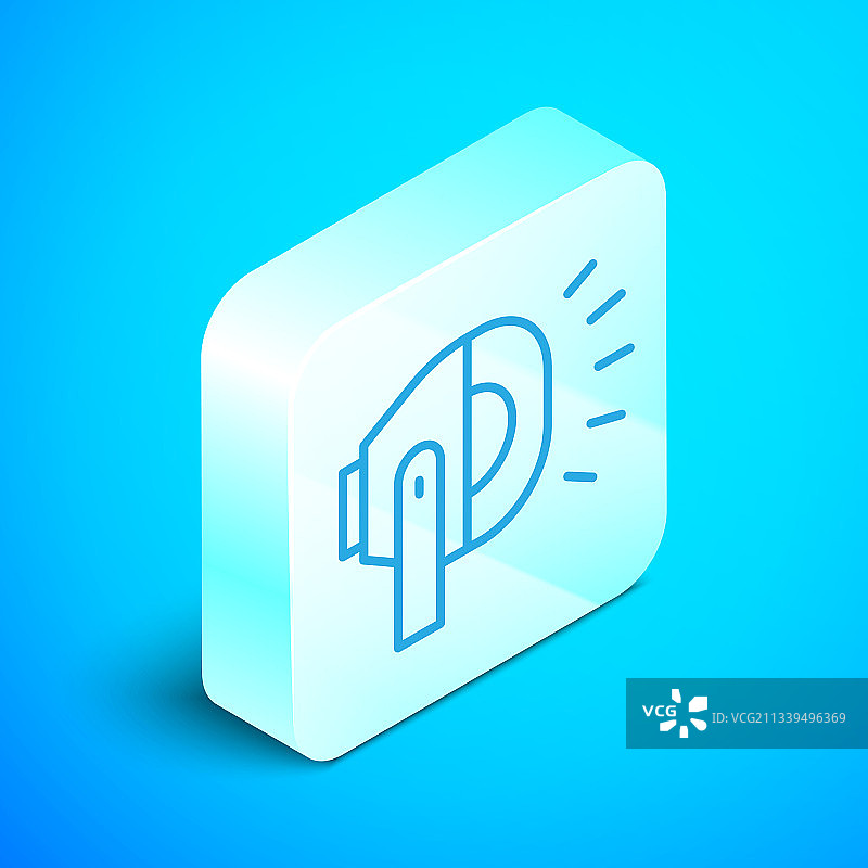 2.5D自行车头灯线条图标图片素材