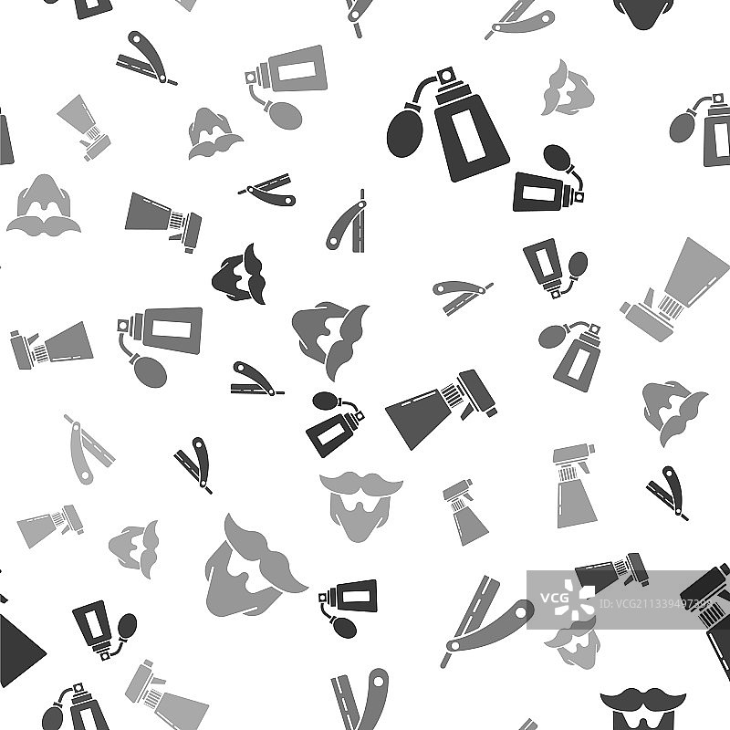 须后水瓶与喷雾器图片素材