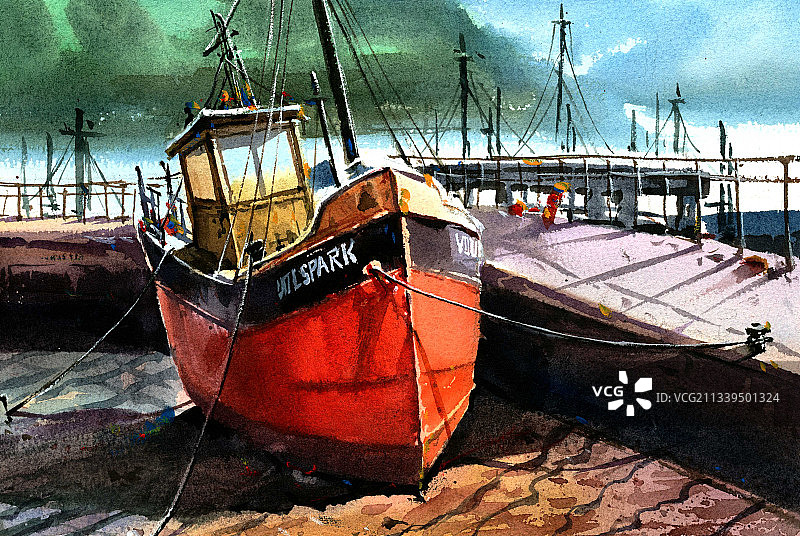 船舶插画图片素材