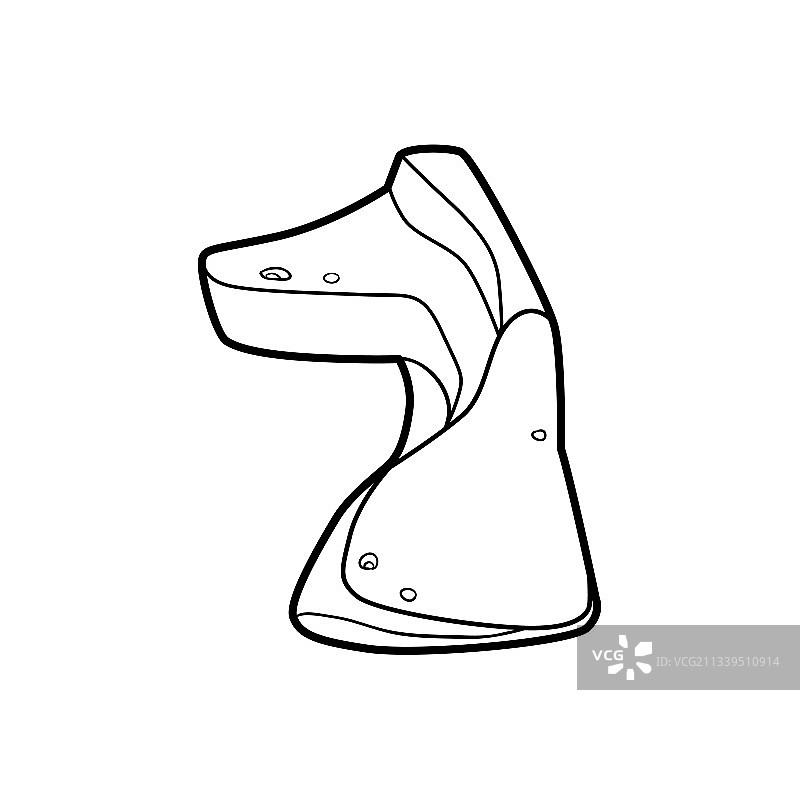 砂岩填色书线性图图片素材