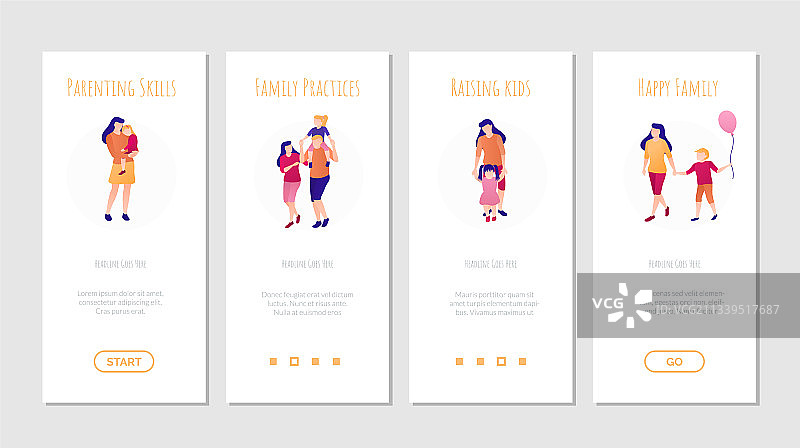 快乐儿童育儿模版图片素材