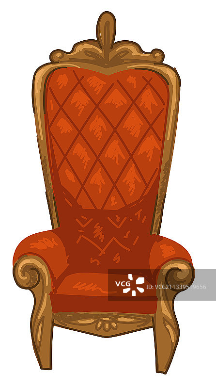 维多利亚时代复古家具舒适软椅图片素材