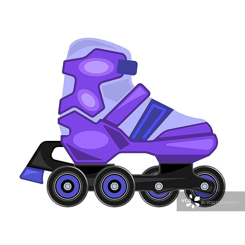 卡通滚轴滑冰图标图片素材
