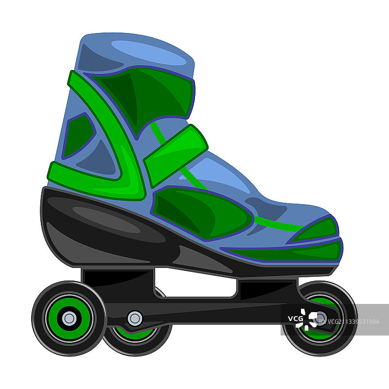 卡通滚轴滑冰图标图片素材