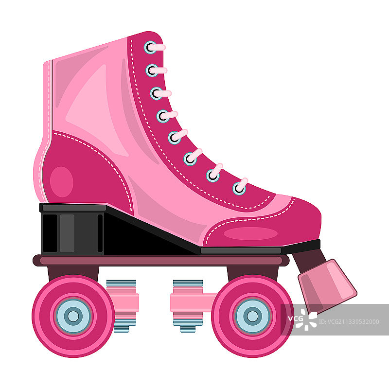 卡通滚轴滑冰图标图片素材