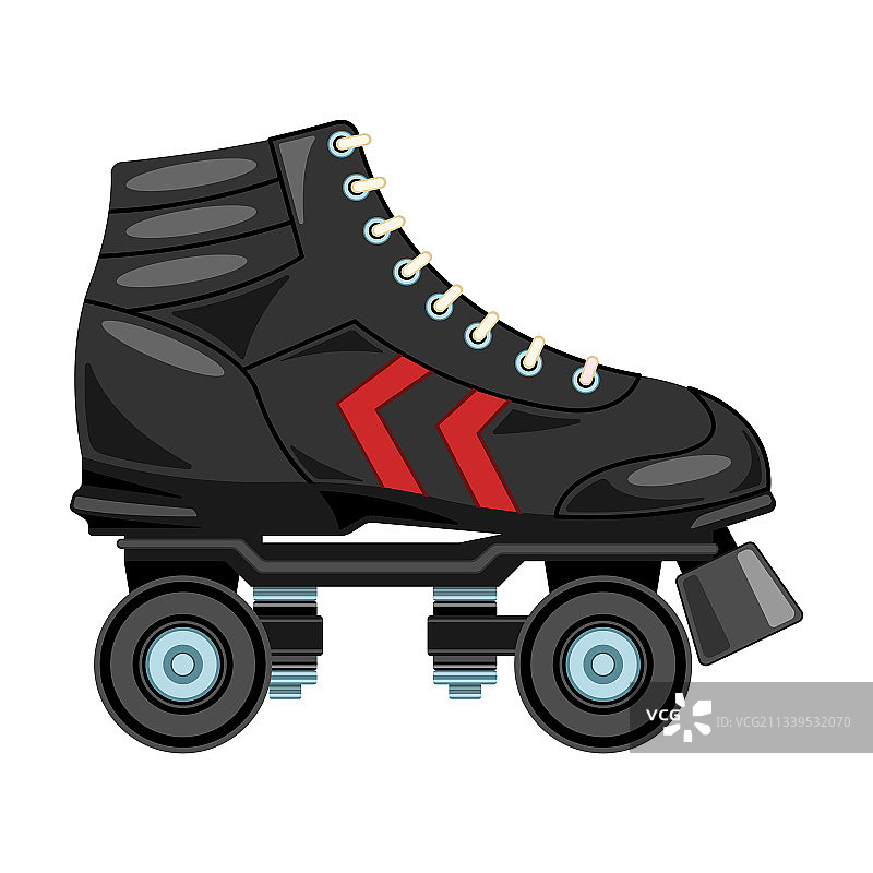 卡通滚轴滑冰图标图片素材