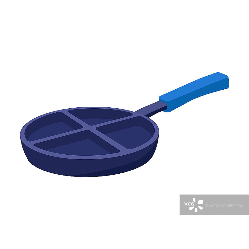 卡通平底锅图标图片素材