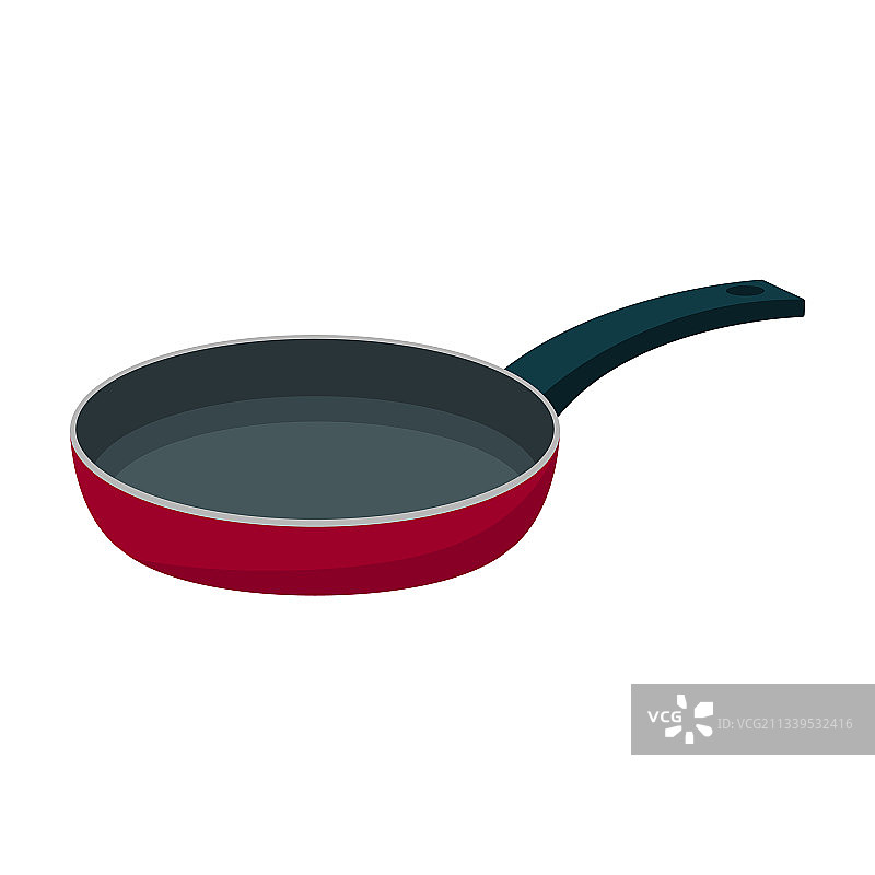 卡通平底锅图标图片素材