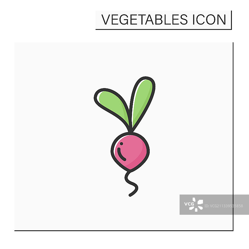 甜菜根颜色图标图片素材