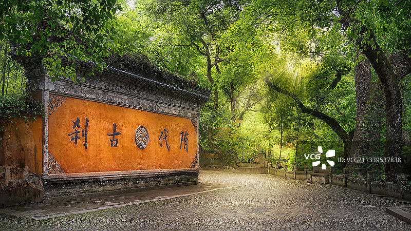 浙江台州天台国清寺图片素材