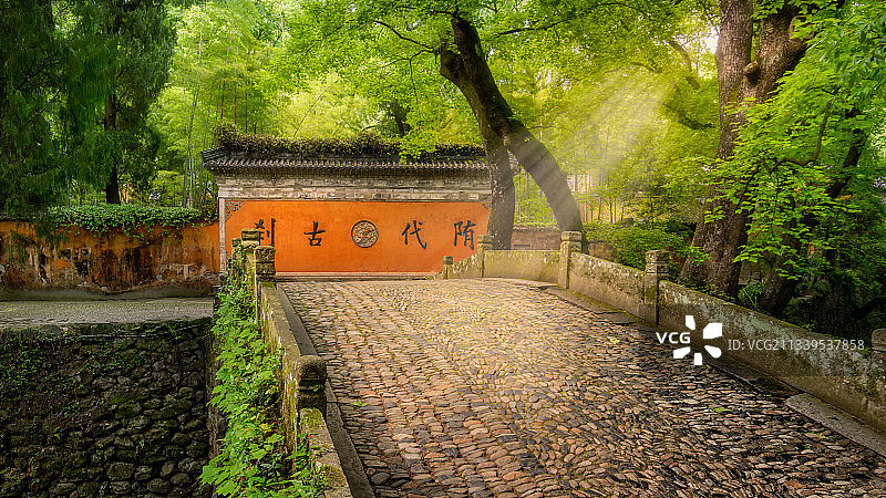 浙江台州天台国清寺图片素材