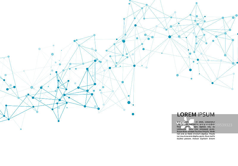 抽象连接点线通信图片素材