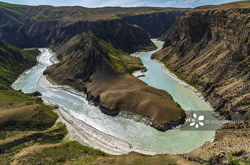 新疆阔克苏峡谷鳄鱼湾图片素材
