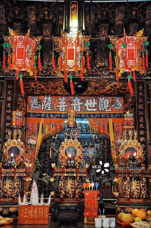 台湾台南南鲲鯓代天府木雕图片素材