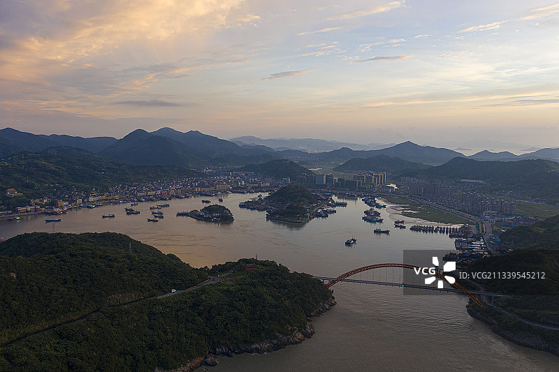 浙江宁波象山石浦渔港风光图片素材