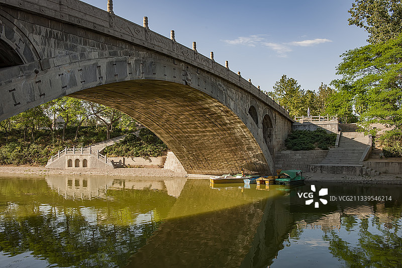 2010-05-30中国，河北省，石家庄市，赵县，赵州桥图片素材