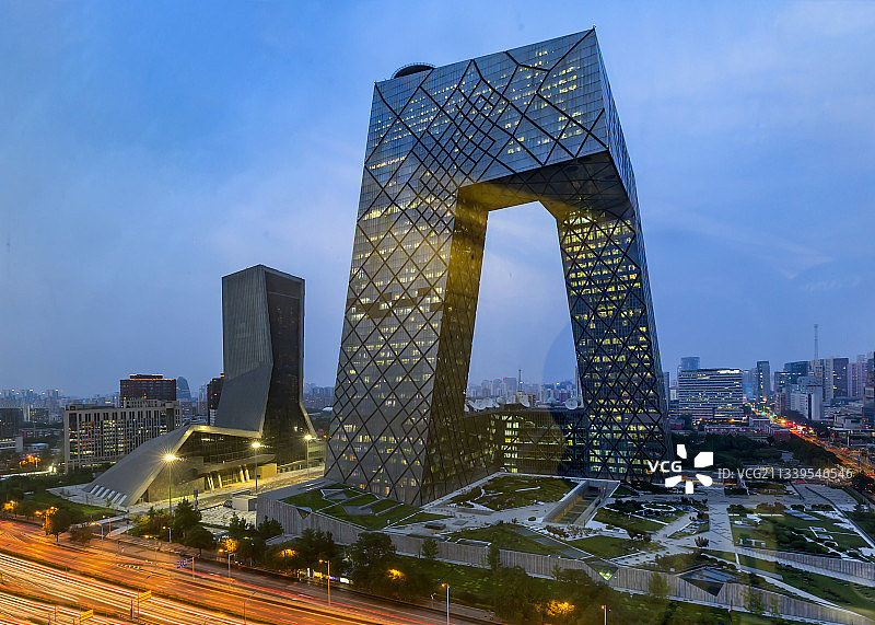 中央电视台广播大楼图片素材