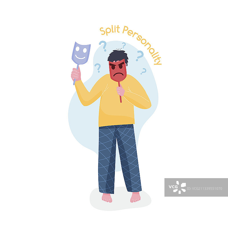 精神分裂症症状合集图片素材