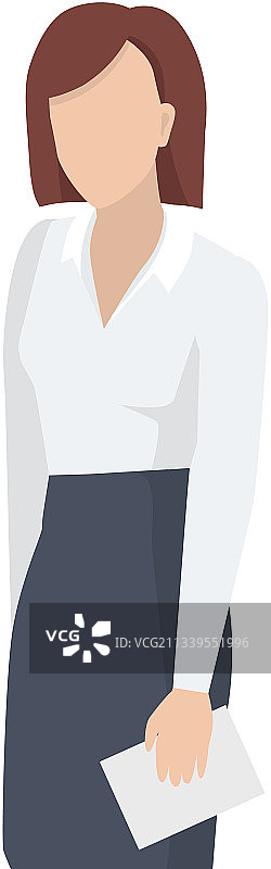 穿着商务服装的商务女人图片素材