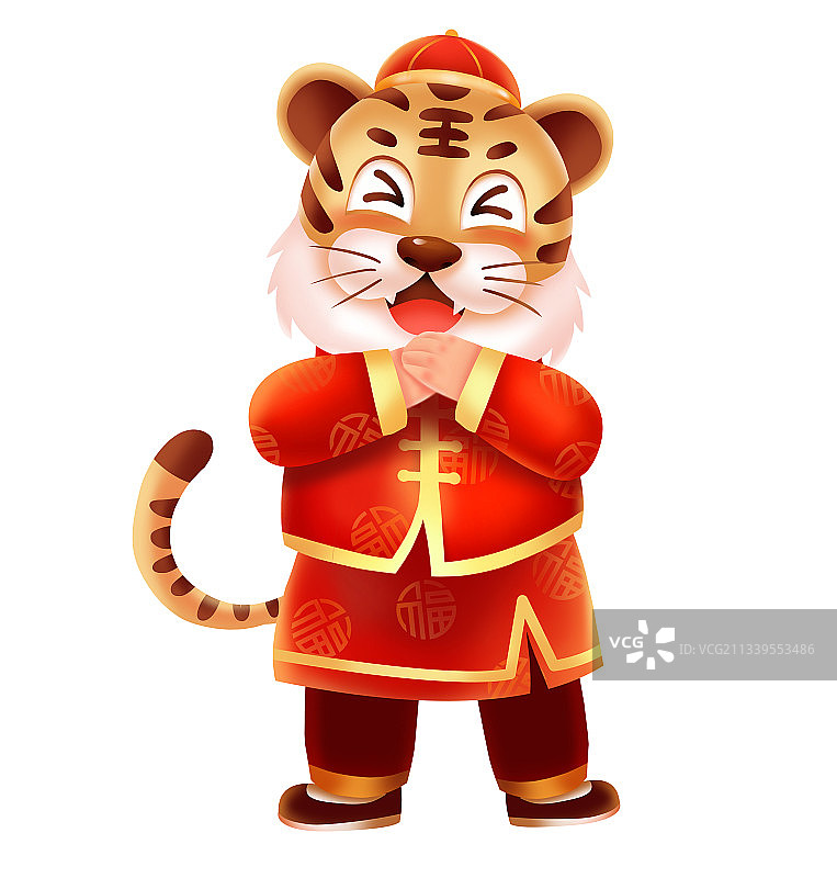 中国传统文化 十二生肖 老虎图片素材