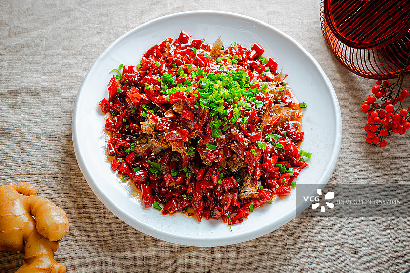 干煸小黄鱼图片素材