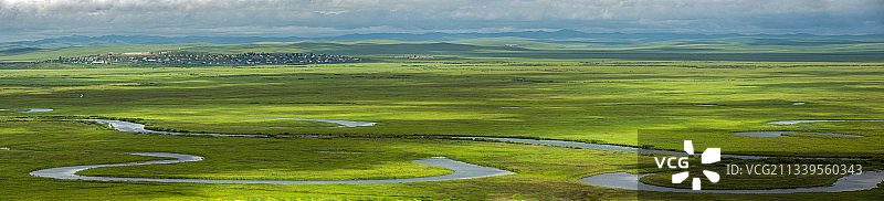 呼伦贝尔大草原图片素材