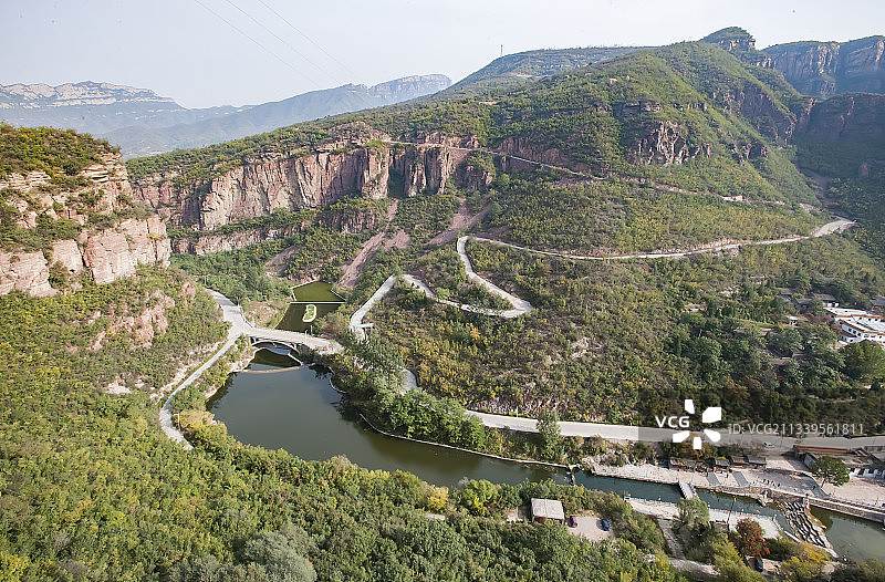 2010-10-12中国，河北省，石家庄市，苍岩山图片素材