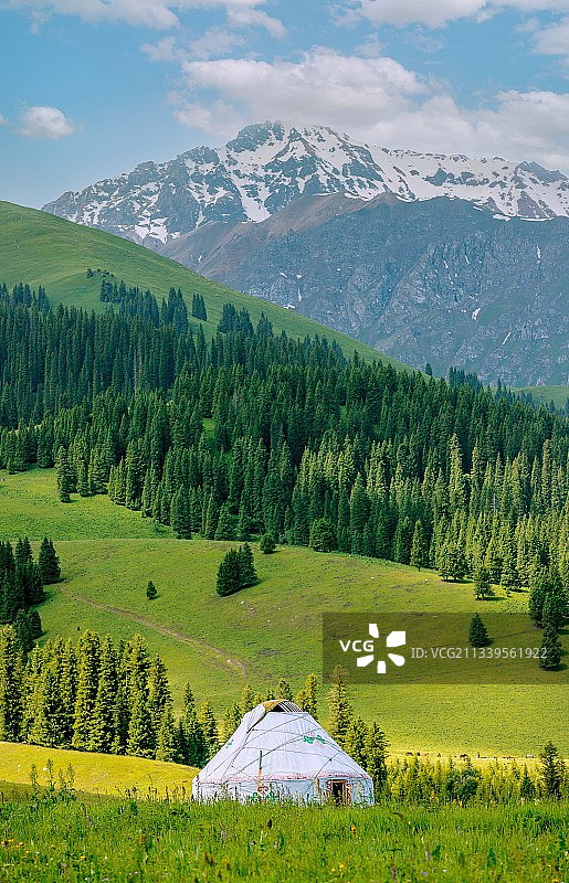 那拉提空中草原图片素材