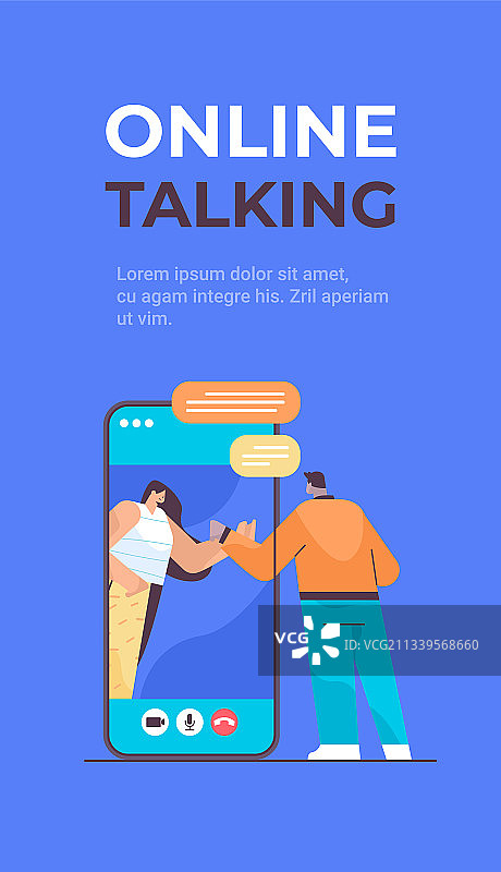 社交网络视频通话图片素材