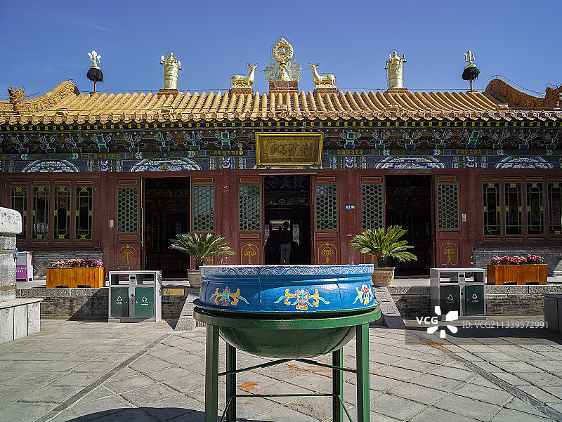 2016-06-25中国，内蒙古，呼和浩特市，大召寺图片素材