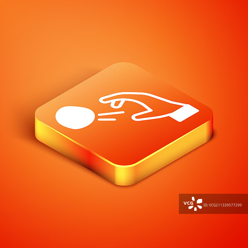 2.5D流氓扔小石头图标图片素材