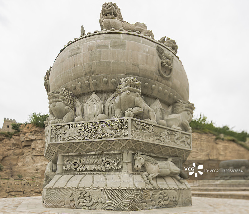 2016-09-09中国，陕西省，榆林市，绥德县，黄土文化风图片素材