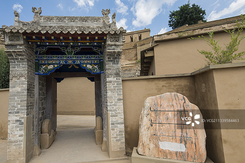 2016-09-10陕西省，榆林市，米脂县，杨家沟革命旧址图片素材