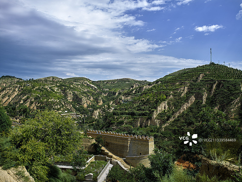 2016-09-10陕西省，榆林市，米脂县，杨家沟革命旧址图片素材