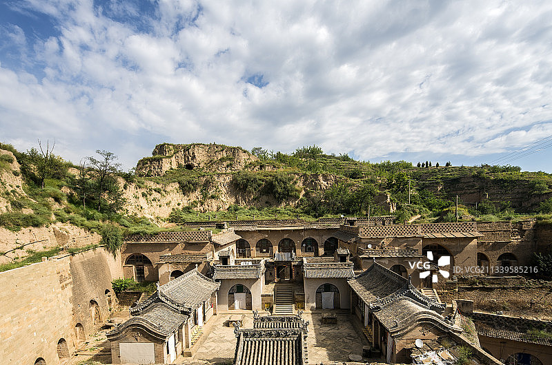 2016-09-10中国，陕西省，榆林市，米脂县，姜氏庄园图片素材