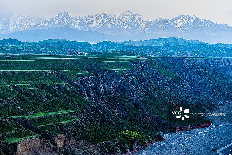 独山子大峡谷风光图片素材