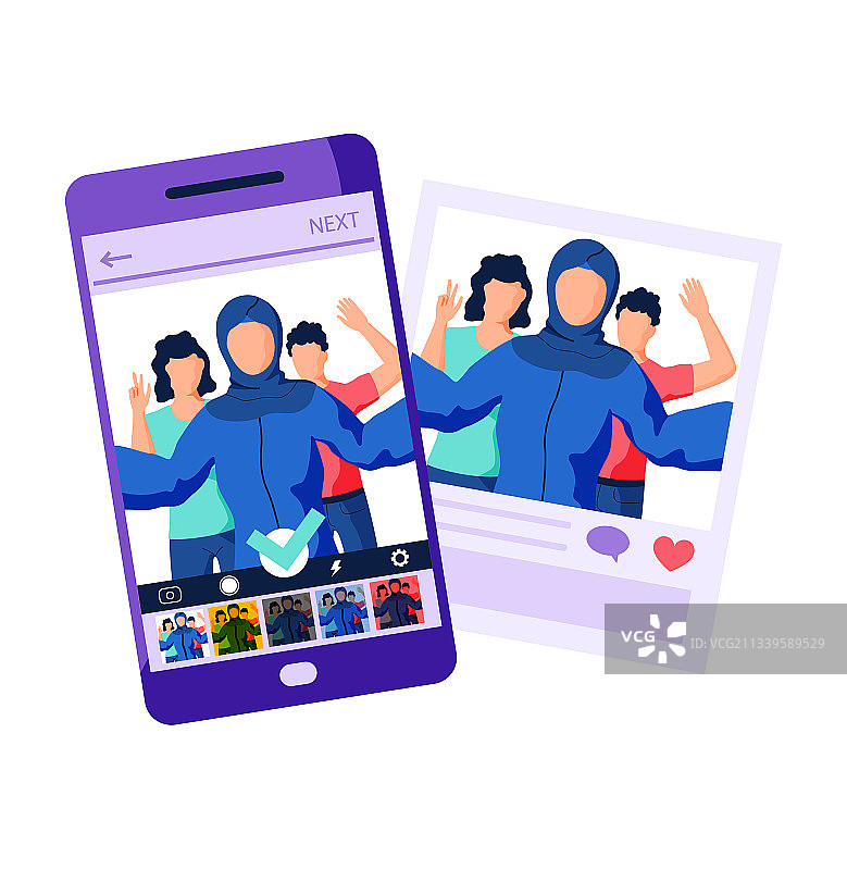 自拍屏幕界面滤镜相框图片素材