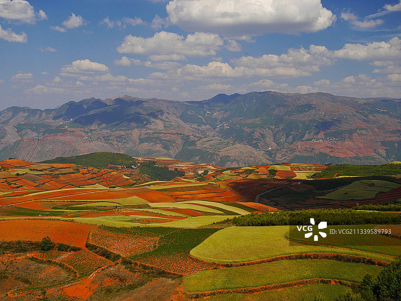 红土地锦绣园景观图片素材