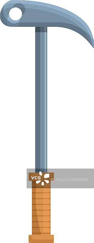 卡通风格的徒步镐图标图片素材