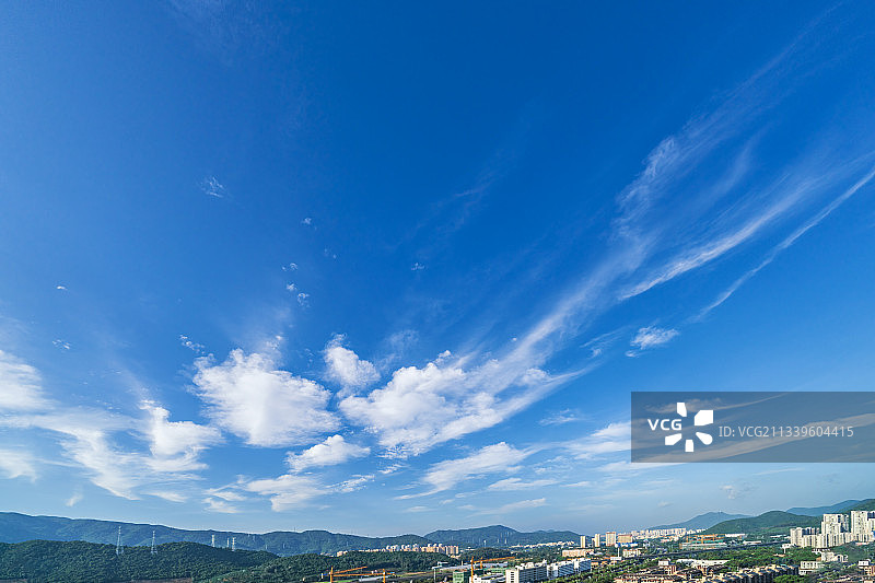 蓝天白云图片素材