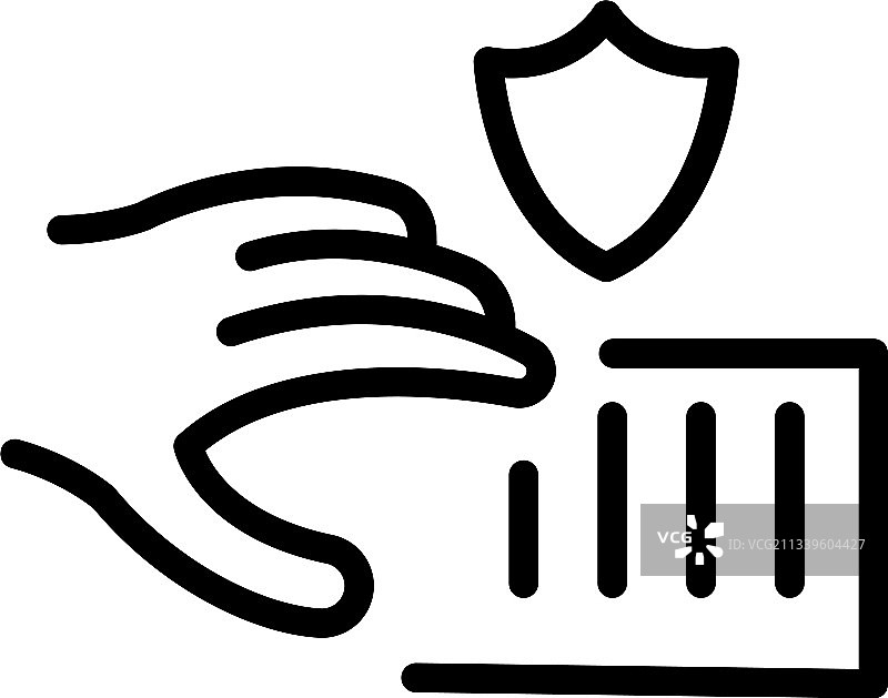 领取补偿图标轮廓样式图片素材