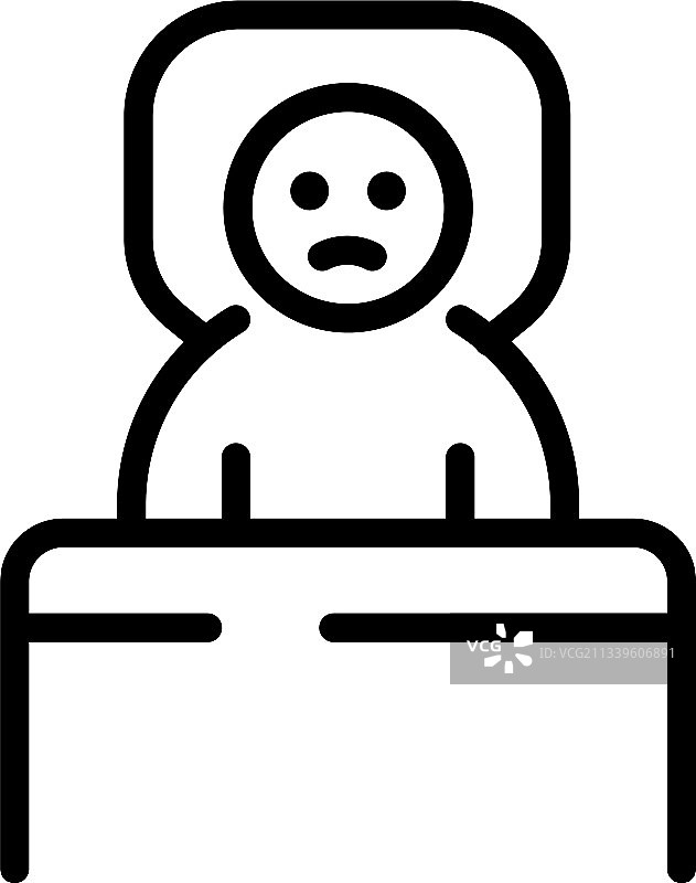 清醒的男人图标轮廓样式图片素材