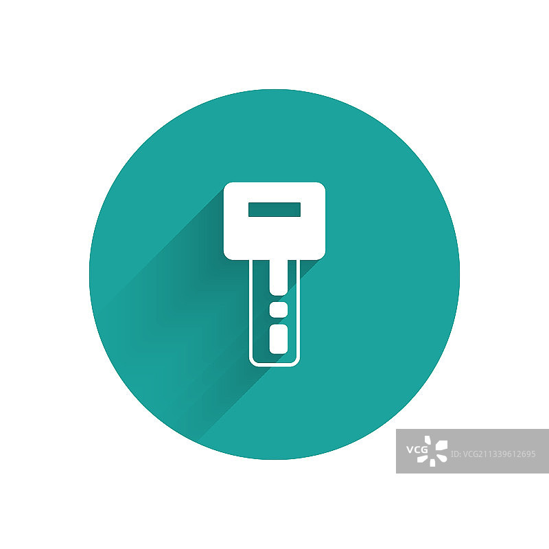 白色汽车遥控钥匙图标图片素材