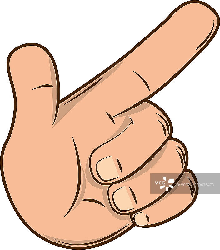 手势展示食指图片素材