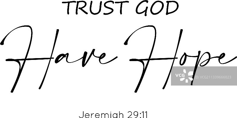 基督教语录——信赖上帝图片素材