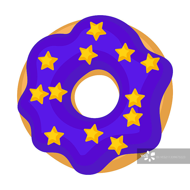 甜甜圈卡通图标图片素材