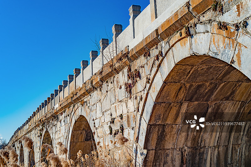 北京房山琉璃河大桥图片素材