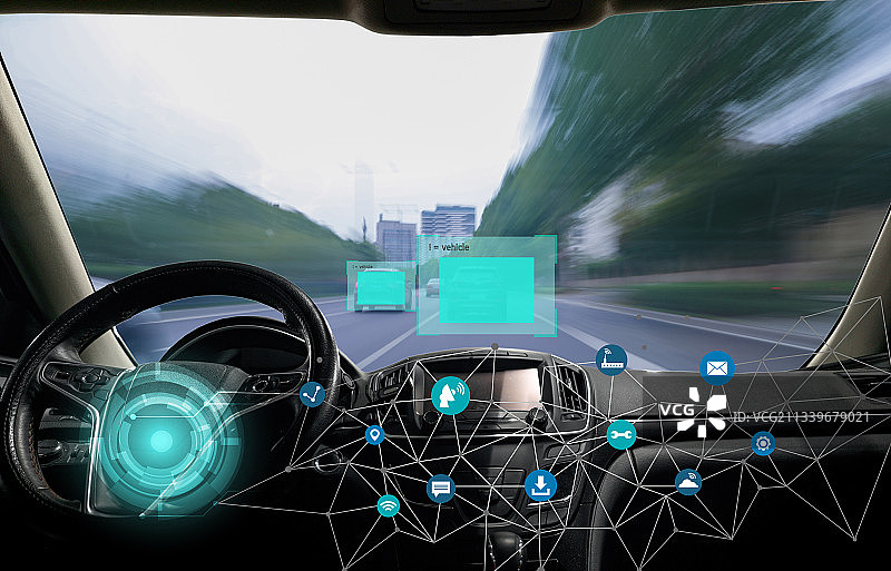 自动驾驶，无人驾驶，汽车，科技，人工智能，未来，速度图片素材
