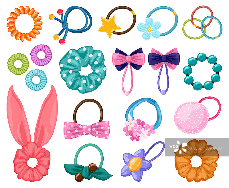 卡通发圈发饰图片素材