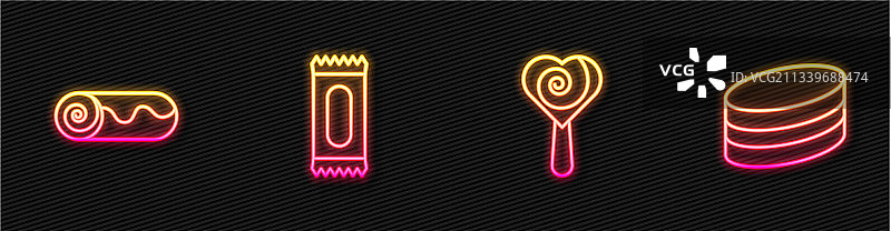 棒棒糖巧克力卷蛋糕糖果图片素材